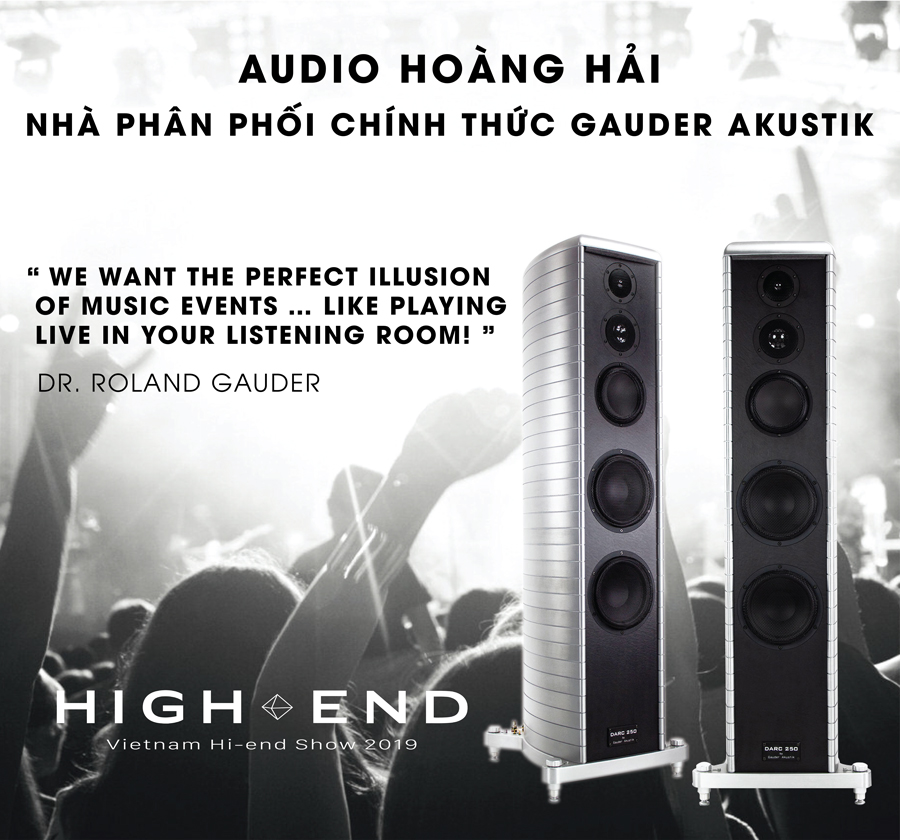 Audio Hoàng Hải ra mắt hai thương hiệu mới Gauder Akustic và Atlas Cable tại Việt Nam Hi-end Show