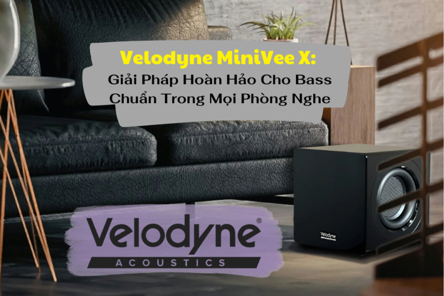 Velodyne MiniVee X: Đột Phá Công Nghệ Subwoofer Trong Không Gian Nhỏ | Audio Hoàng Hải 93 thumbnail minivee X