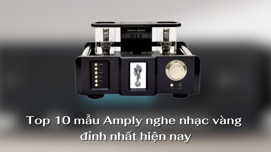 Mẫu amply nghe nhạc vàng