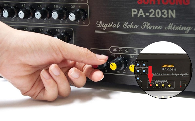 Amply Yamaha không lên nguồn có thể do sụt áp