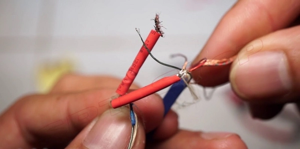 Sử dụng dây loa quá cũ khiến amply bị chập dây