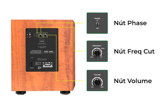 Hướng dẫn cách cắt tần số Loa Sub cực chi tiết, đơn giản 3 Bạn có thể chọn mức phù hợp bằng cách tham khảo hướng dẫn từ nhà sản xuất