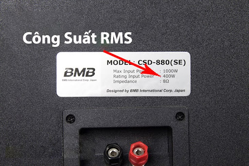 Công suất của loa là gì? Cách đo và nhận biết công suất loa 2 Công suất định mức (Root Mean Square - RMS)