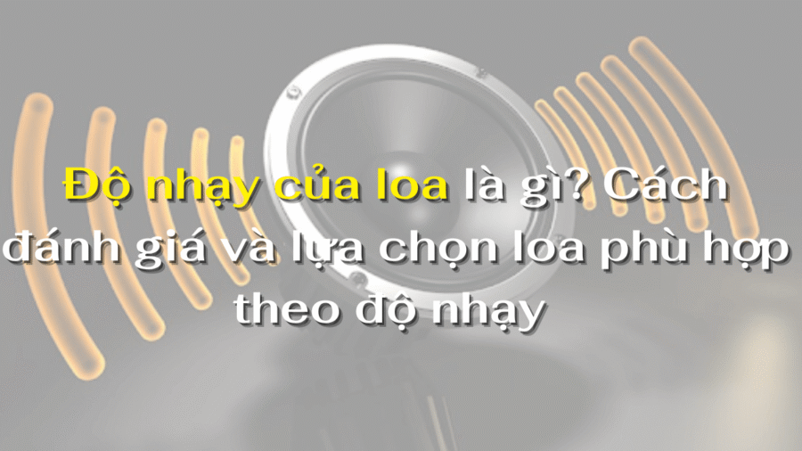 Độ nhạy của loa là gì? Cách đánh giá và lựa chọn loa phù hợp theo độ nhạy