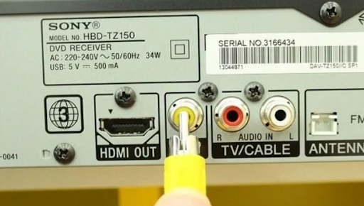 Hướng dẫn cách kết nối amply với tivi nhanh chóng 7 Kết nối qua dây cáp có jack 3.5mm