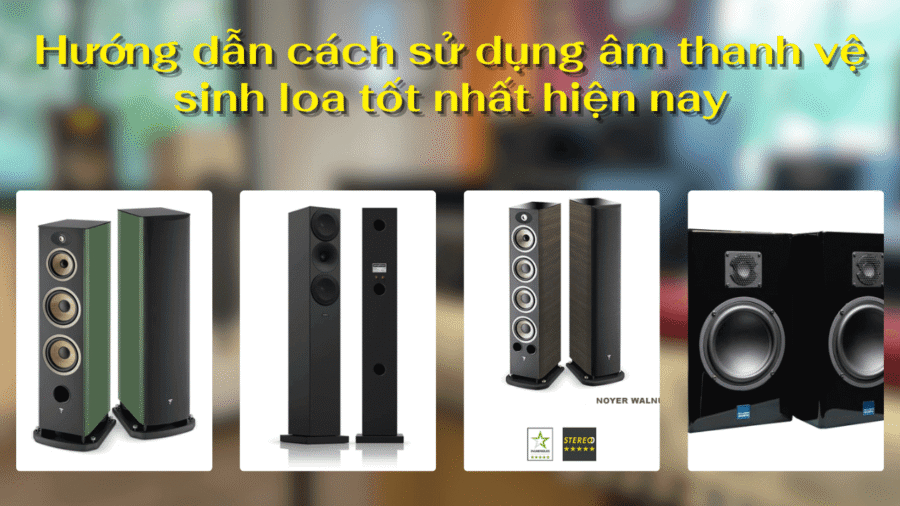 Hướng dẫn cách sử dụng âm thanh vệ sinh loa tốt nhất hiện nay