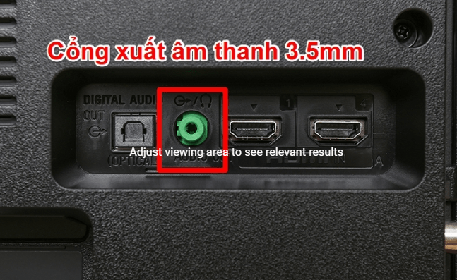 Cách kết nối dàn karaoke với tivi chỉ trong 1 phút 8 Kết nối qua jack 3.5mm